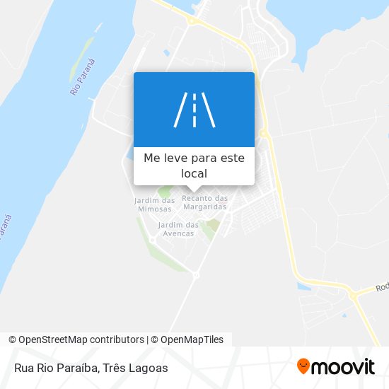 Rua Rio Paraíba mapa