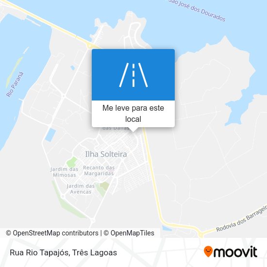 Rua Rio Tapajós mapa
