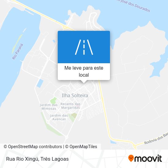 Rua Rio Xingú mapa