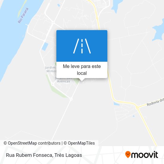 Rua Rubem Fonseca mapa