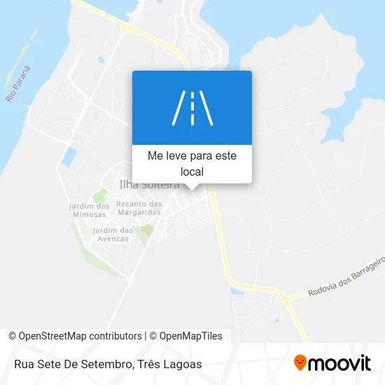 Rua Sete De Setembro mapa