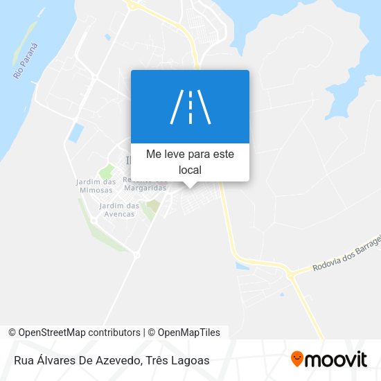 Rua Álvares De Azevedo mapa