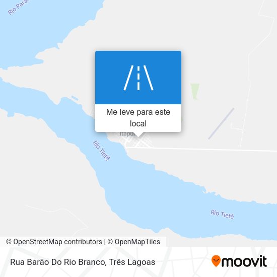 Rua Barão Do Rio Branco mapa