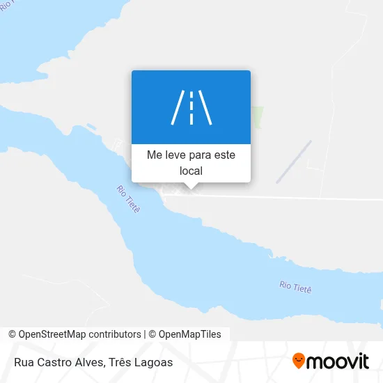 Rua Castro Alves mapa