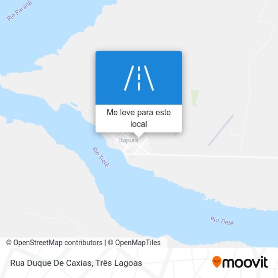 Rua Duque De Caxias mapa