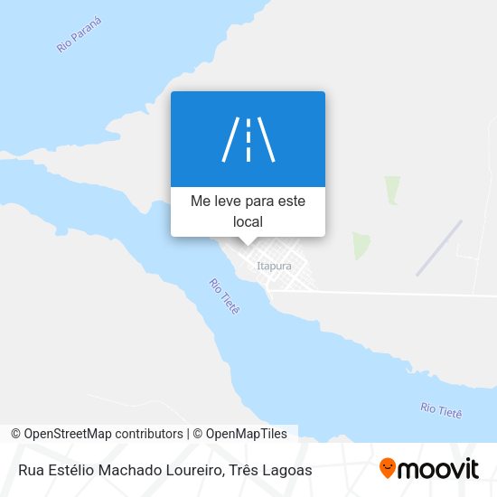Rua Estélio Machado Loureiro mapa