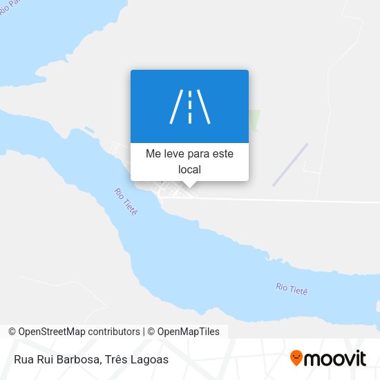 Rua Rui Barbosa mapa