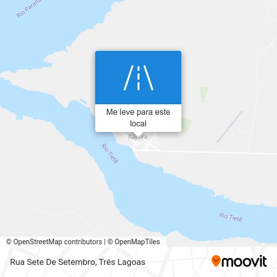 Rua Sete De Setembro mapa