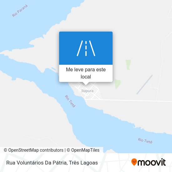 Rua Voluntários Da Pátria mapa