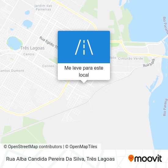 Rua Alba Candida Pereira Da Silva mapa