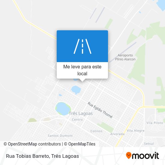 Rua Tobias Barreto mapa