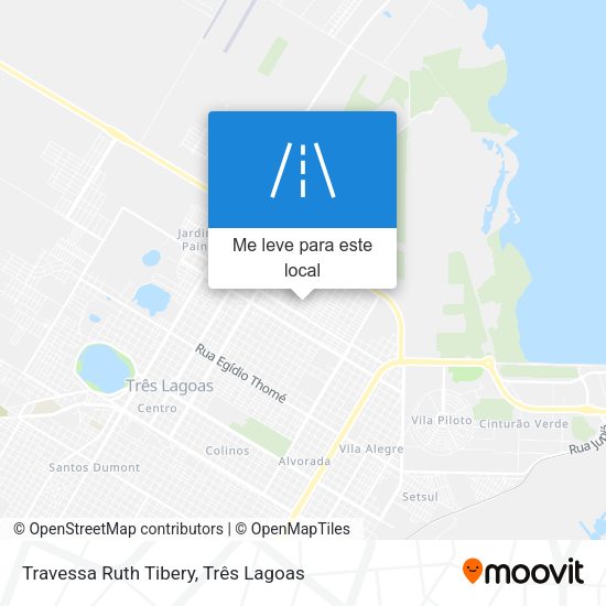 Travessa Ruth Tibery mapa