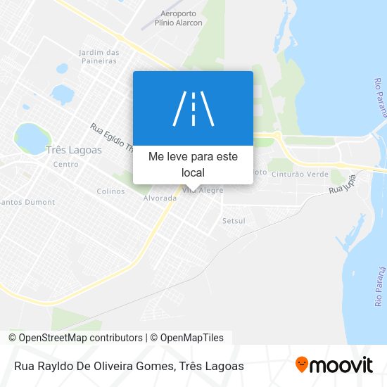 Rua Rayldo De Oliveira Gomes mapa