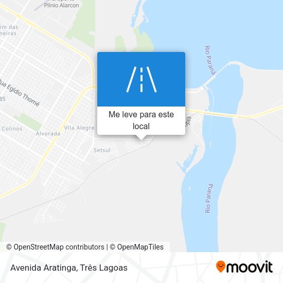 Avenida Aratinga mapa