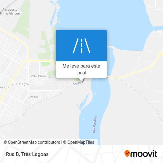 Rua B mapa