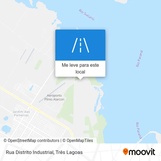 Rua Distrito Industrial mapa