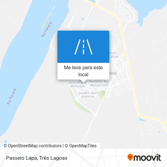 Passeio Lapa mapa