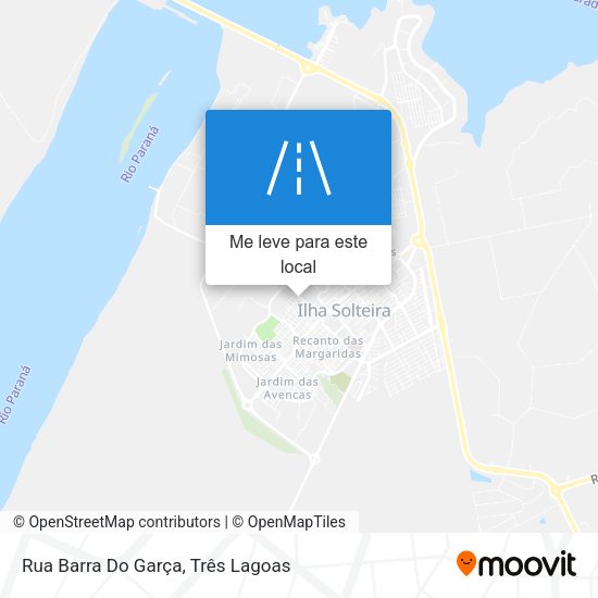 Rua Barra Do Garça mapa