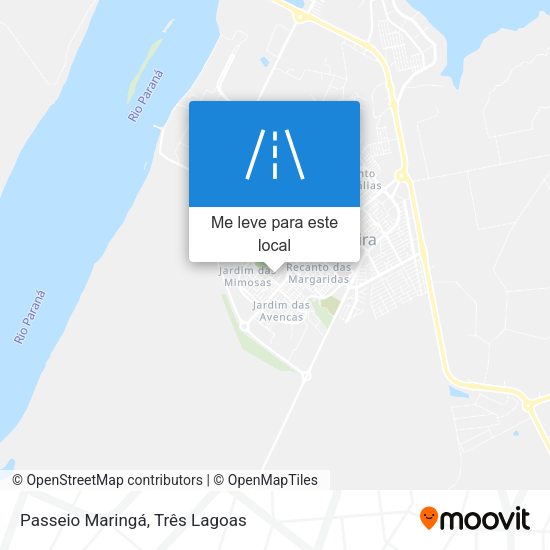 Passeio Maringá mapa