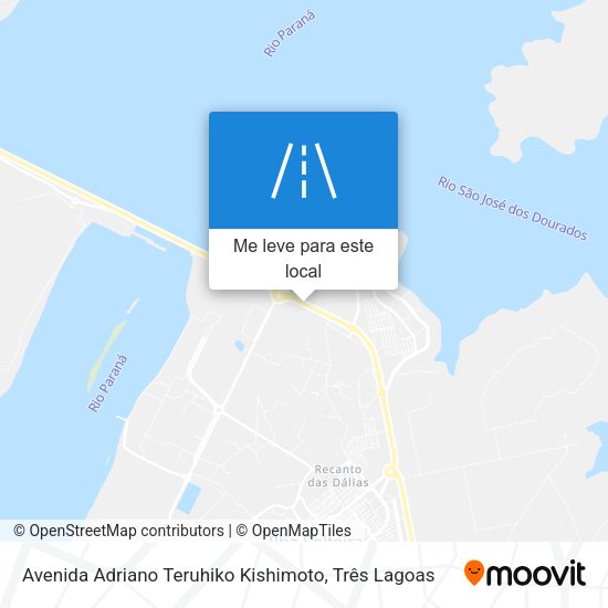 Avenida Adriano Teruhiko Kishimoto mapa