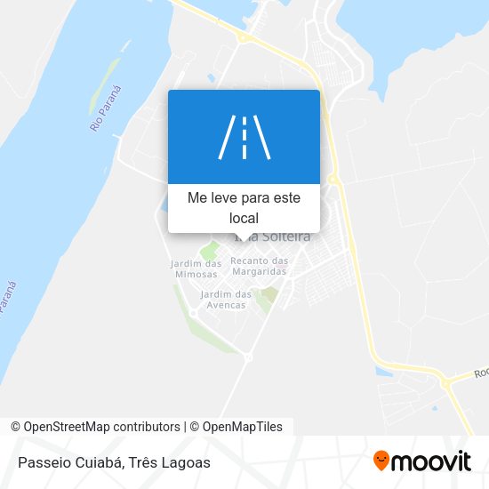 Passeio Cuiabá mapa