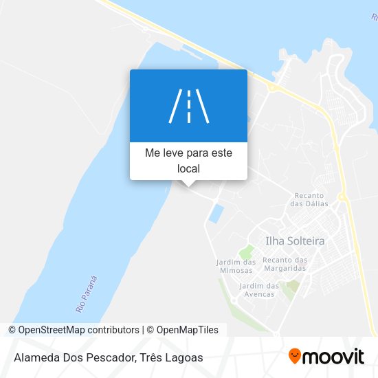 Alameda Dos Pescador mapa
