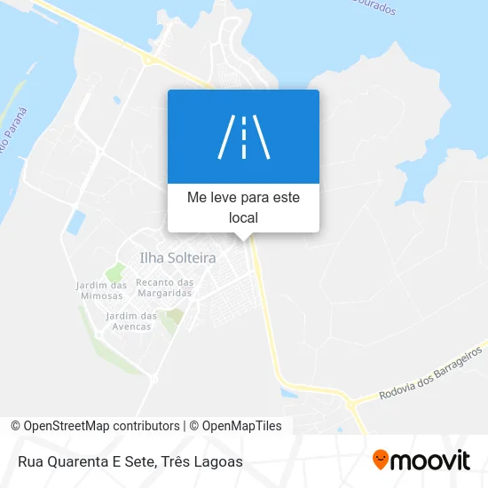 Rua Quarenta E Sete mapa