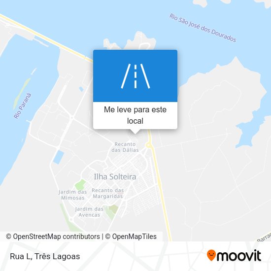 Rua L mapa