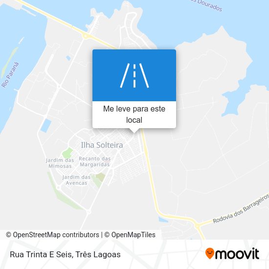 Rua Trinta E Seis mapa