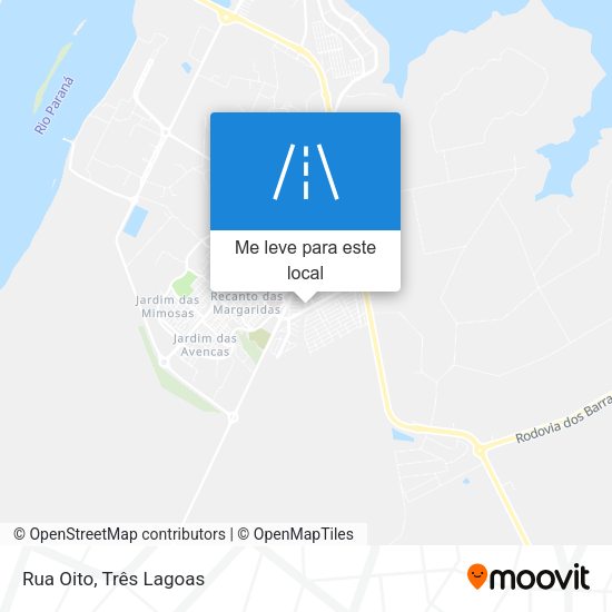 Rua Oito mapa