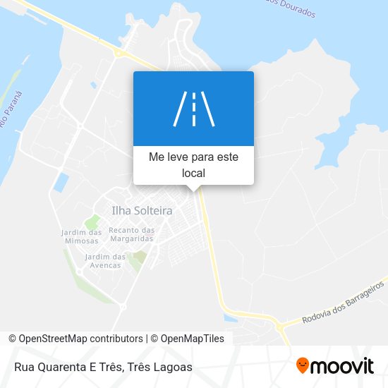 Rua Quarenta E Três mapa