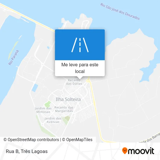 Rua B mapa
