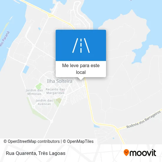 Rua Quarenta mapa