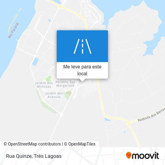 Rua Quinze mapa