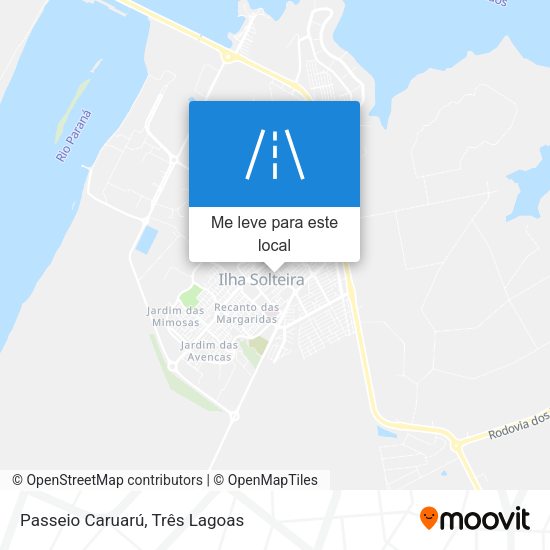 Passeio Caruarú mapa
