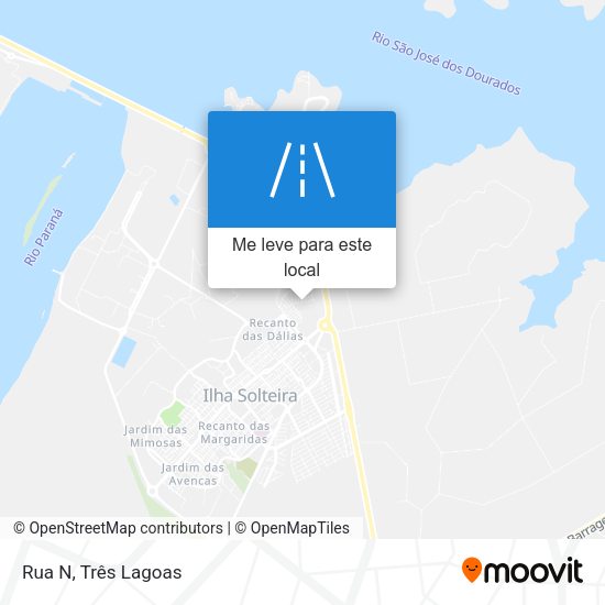 Rua N mapa