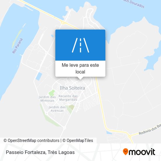 Passeio Fortaleza mapa