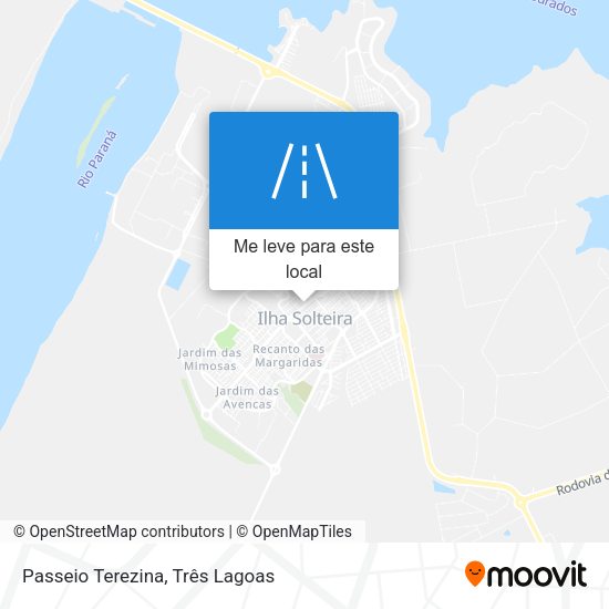 Passeio Terezina mapa