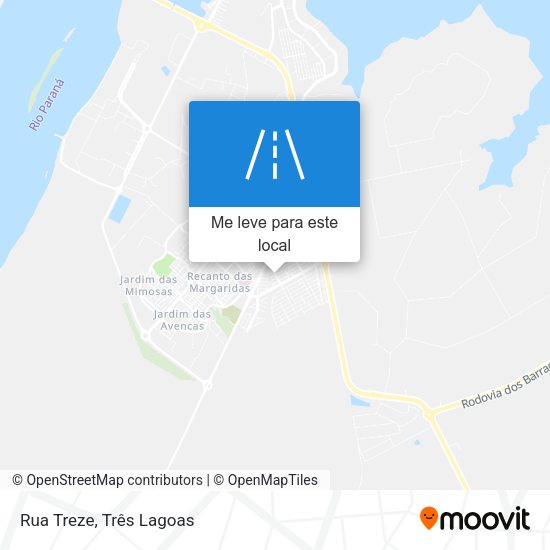 Rua Treze mapa