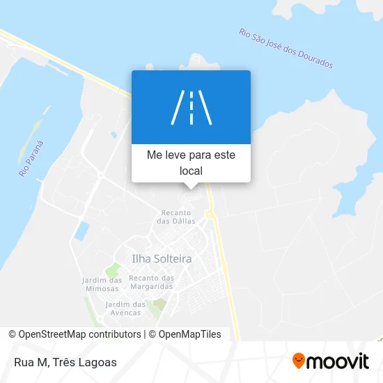 Rua M mapa