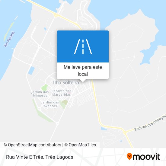 Rua Vinte E Três mapa