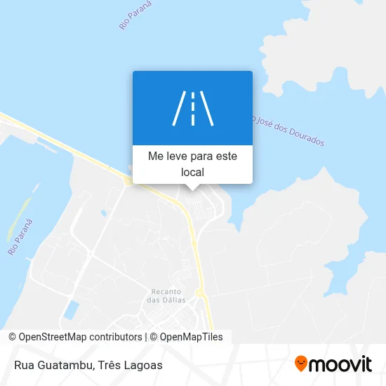 Rua Guatambu mapa
