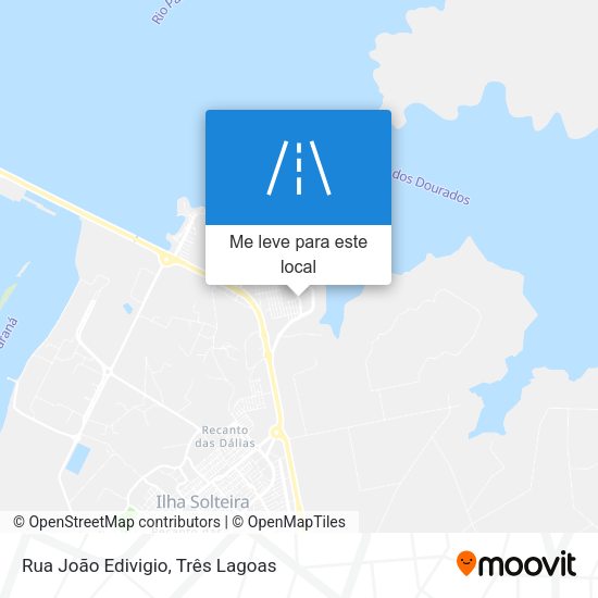 Rua João Edivigio mapa