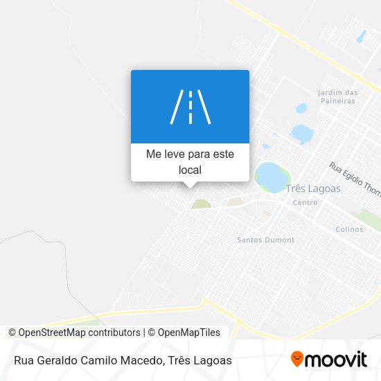 Rua Geraldo Camilo Macedo mapa