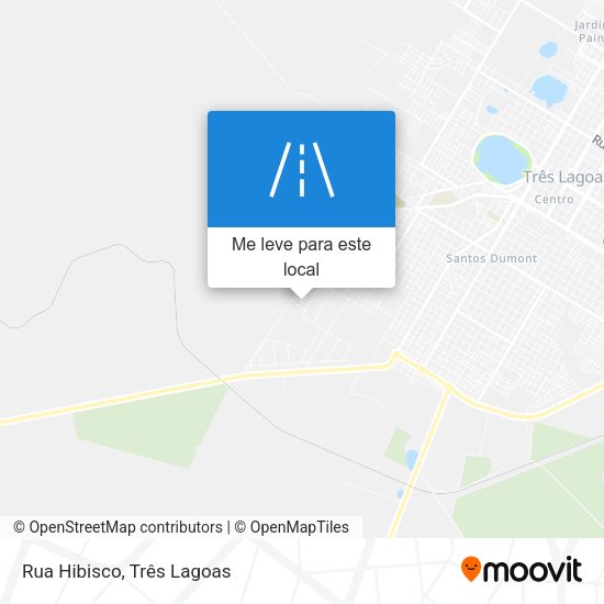Rua Hibisco mapa