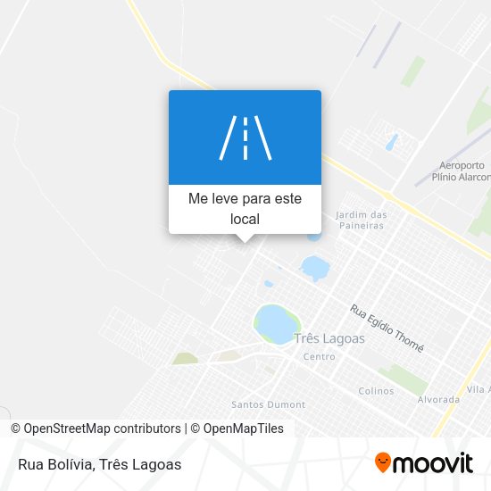 Rua Bolívia mapa
