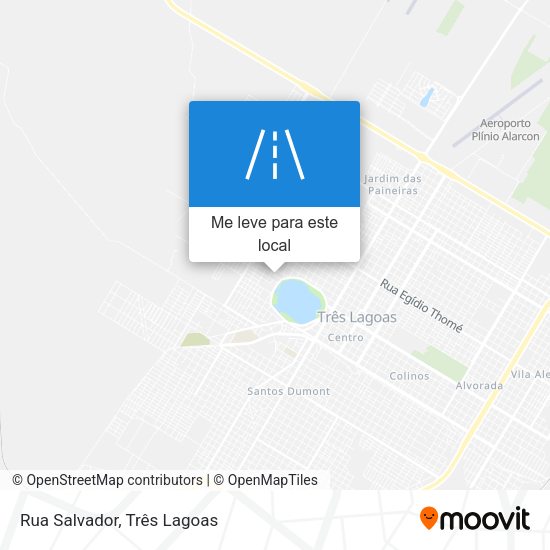 Rua Salvador mapa