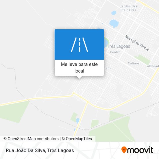 Rua João Da Silva mapa