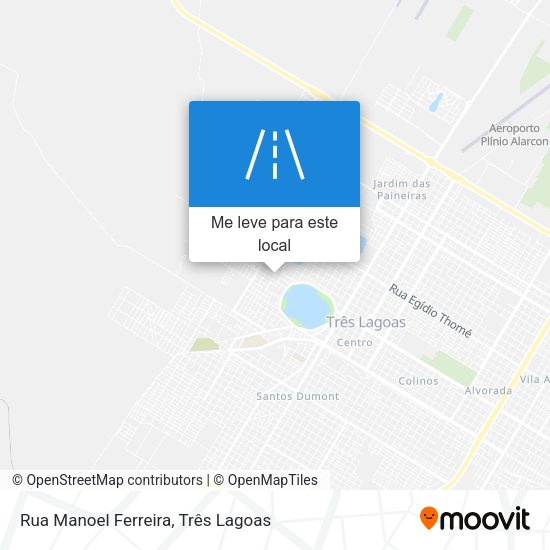 Rua Manoel Ferreira mapa