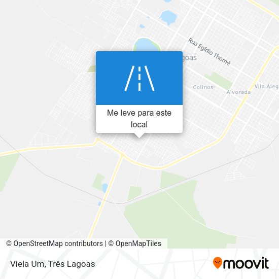 Viela Um mapa